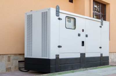 Generator with Protective Enclosure