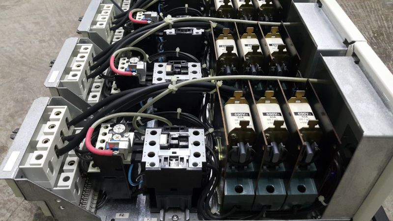 Close-up of Wiring Components